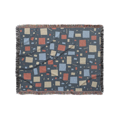 Geometric Confetti Twilight in Medium (50" x 60") Size