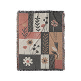 Midsummer Bloom Blue & Red in Medium (50" x 60") Size