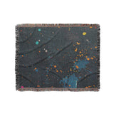 Jacob Navy & Orange in Medium (50" x 60") Size