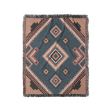 Mehdi Blue & Orange in Medium (50" x 60") Size