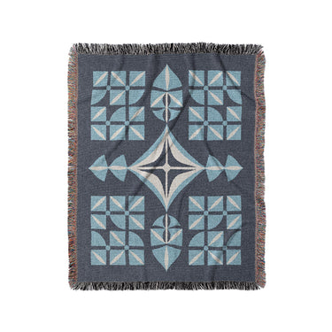 Remy Navy Blue in Medium (50" x 60") Size