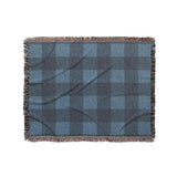 Buffalo Plaid Dark Navy in Medium (50" x 60") Size