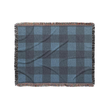 Buffalo Plaid Dark Navy in Medium (50" x 60") Size
