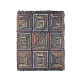 Diego Orange & Navy in Medium (50" x 60") Size