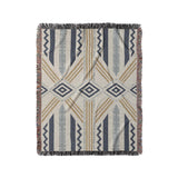 Osage Blue & Orange in Medium (50" x 60") Size