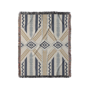 Osage Blue & Orange in Medium (50" x 60") Size