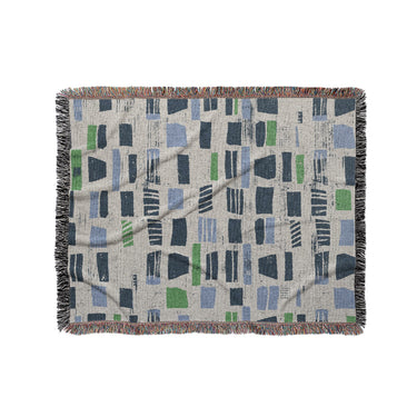 Milo Blue & Green in Medium (50" x 60") Size
