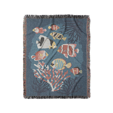 Tropical Fish & Coral in Medium (50" x 60") Size