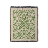 Floranna Ivory & Green in Medium (50" x 60") Size