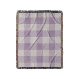 Buffalo Plaid Lilac in Medium (50" x 60") Size