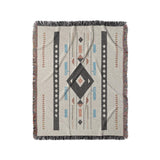 Zosia Black & Taupe in Medium (50" x 60") Size