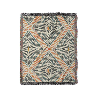 Boden Orange & Blue in Medium (50" x 60") Size