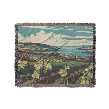 Finger Lakes Vineyard in Medium (50" x 60") Size