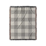 Buffalo Plaid Light Grey in Medium (50" x 60") Size