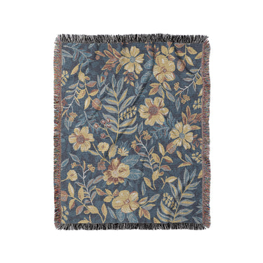 Claudine Blue & Yellow in Medium (50" x 60") Size