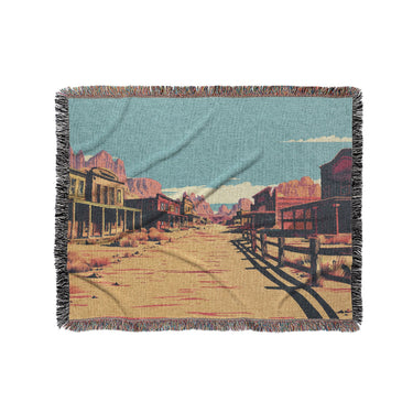 Southwestern Ghost Town in Medium (50" x 60") Size