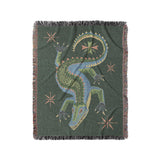 Hungry Alligator Green in Medium (50" x 60") Size