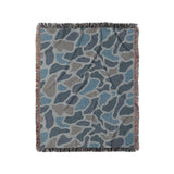 Duck Camo Blue in Medium (50" x 60") Size