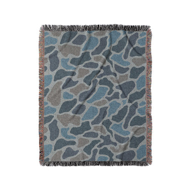 Duck Camo Blue in Medium (50" x 60") Size