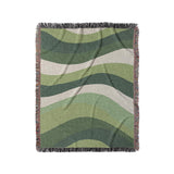 Sinuous Green Monochrome in Medium (50" x 60") Size