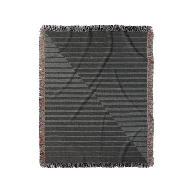 Euclid Black & Neutral Grey in Medium (50" x 60") Size