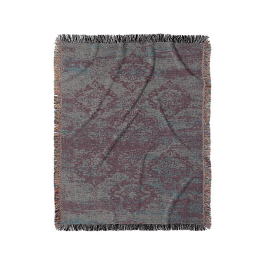 Jonah Maroon & Turquoise in Medium (50" x 60") Size