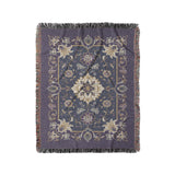 Miriam Navy & Purple in Medium (50" x 60") Size