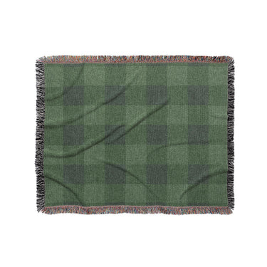 Buffalo Plaid Dark Olive in Medium (50" x 60") Size