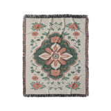 Meave Sage Green & Rose in Medium (50" x 60") Size