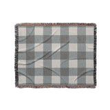 Buffalo Plaid Light Grey in Medium (50" x 60") Size