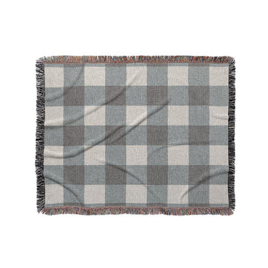 Buffalo Plaid Light Grey in Medium (50" x 60") Size