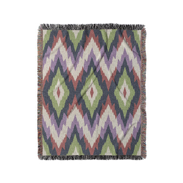 Dyani Eggplant & Matcha in Medium (50" x 60") Size