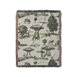 UFO Cow Abduction Toile in Medium (50" x 60") Size