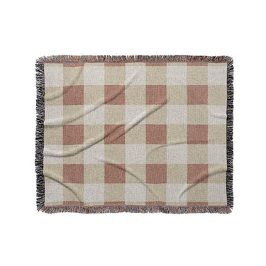 Buffalo Plaid Light Cedar Brown in Medium (50" x 60") Size