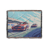 8 Bit Stock Cars in Medium (50" x 60") Size