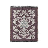 Aubrey Maroon & Light Blue in Medium (50" x 60") Size