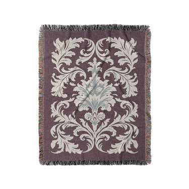 Aubrey Maroon & Light Blue in Medium (50" x 60") Size