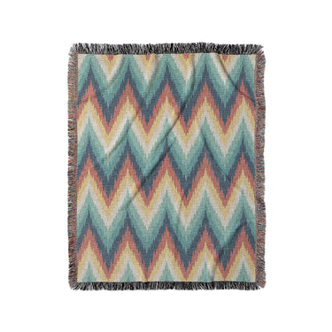 Firekaat Blue & Orange in Medium (50" x 60") Size