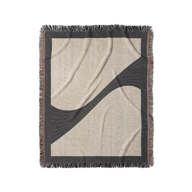 Esteban Ivory & Black in Medium (50" x 60") Size