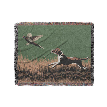 That Dog'll Hunt Green in Medium (50" x 60") Size