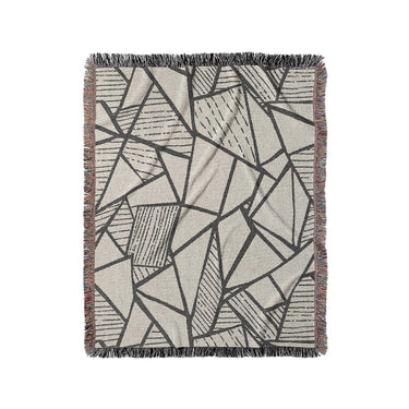 Harlan Ivory & Black in Medium (50" x 60") Size