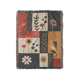 Midsummer Bloom Blue & Red in Medium (50" x 60") Size