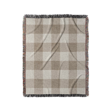 Buffalo Plaid Light Cedar Brown in Medium (50" x 60") Size