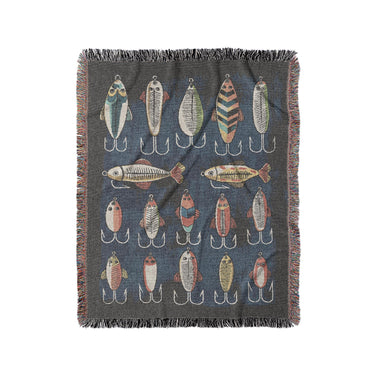 Fishing Lures in Medium (50" x 60") Size
