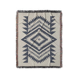 Reyno Navy & Stone in Medium (50" x 60") Size