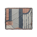 Gordian Navy & Orange in Medium (50" x 60") Size