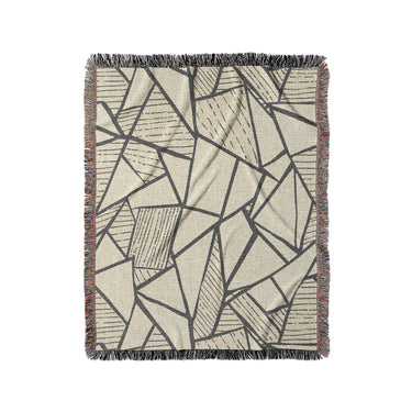 Harlan Ivory & Black in Medium (50" x 60") Size