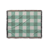 Buffalo Plaid Kelly Green in Medium (50" x 60") Size