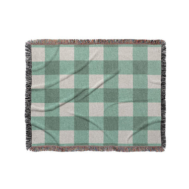Buffalo Plaid Kelly Green in Medium (50" x 60") Size