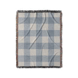 Buffalo Plaid Steel Blue in Medium (50" x 60") Size